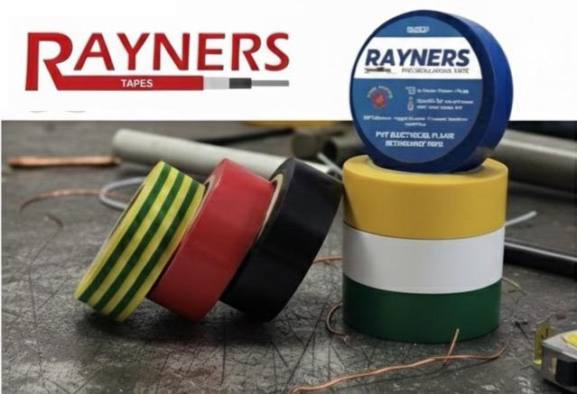 PVC Electrical Insulation Tape – Multi Color (Red/Yellow/Blue/Black/Y-G/Green/White), Flame Retardant General Purpose Tape, BS EN 60454 Standard for Wiring ​​